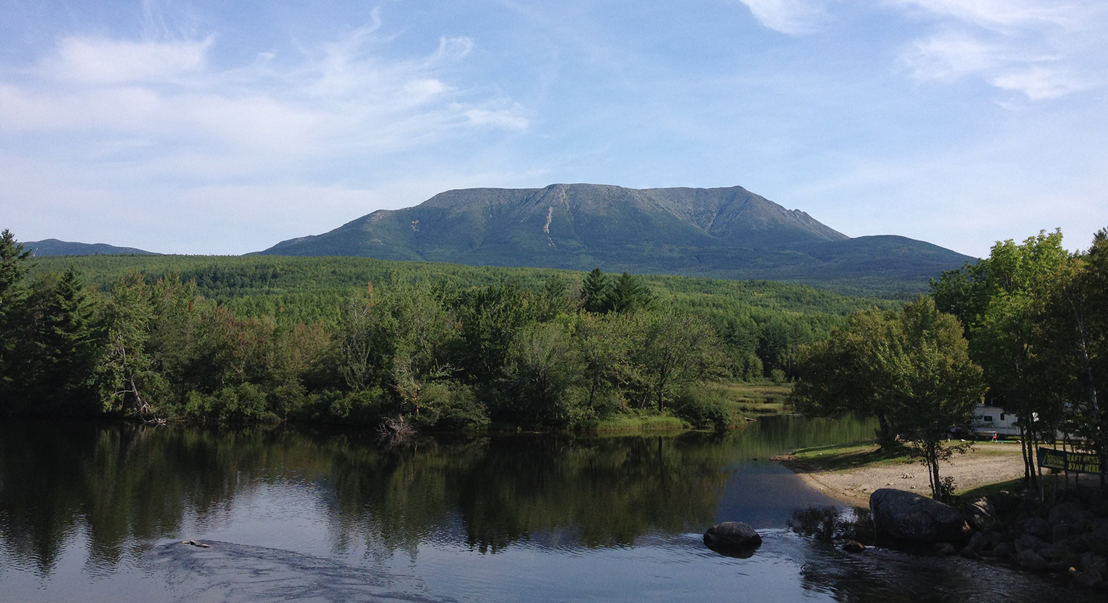 Katahdin from Abol Bridge